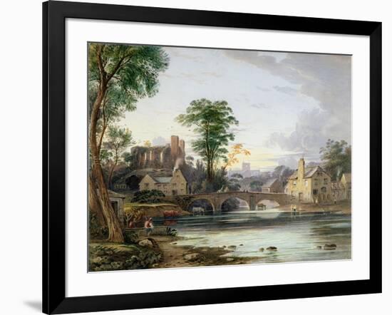 Brecon Castle-John Varley-Framed Giclee Print