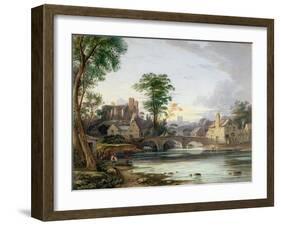 Brecon Castle-John Varley-Framed Giclee Print