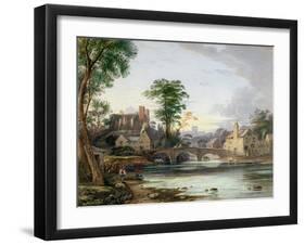 Brecon Castle-John Varley-Framed Giclee Print