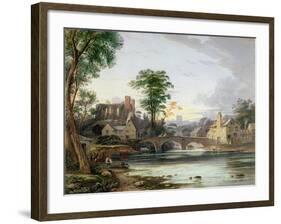 Brecon Castle-John Varley-Framed Giclee Print