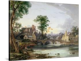 Brecon Castle-John Varley-Stretched Canvas