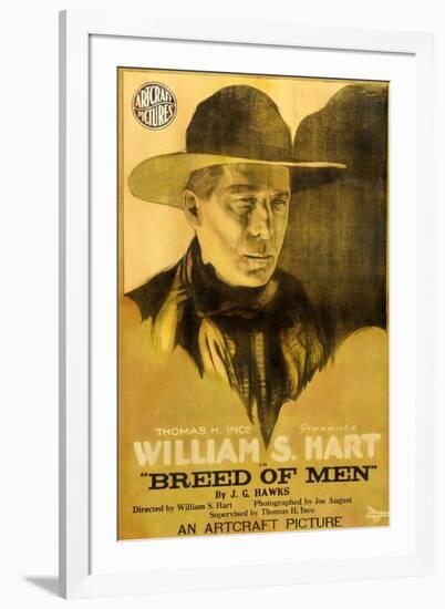 Breed of Men, William S. Hart, 1919-null-Framed Art Print