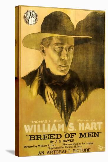 Breed of Men, William S. Hart, 1919-null-Stretched Canvas