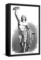 Breenus, Chieftain-Ferdinand Taluet-Framed Stretched Canvas