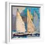 Breeze, Sail and Sky-Beth A^ Forst-Framed Art Print