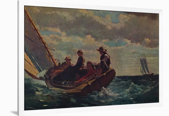 'Breezing Up', 1873-1876-Winslow Homer-Framed Giclee Print