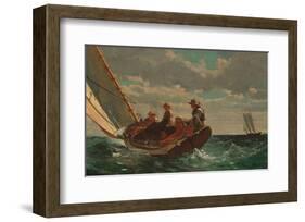 Breezing Up (A Fair Wind), 1873-1876-Winslow Homer-Framed Art Print