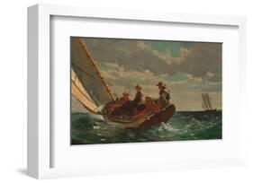 Breezing Up (A Fair Wind), 1873-1876-Winslow Homer-Framed Art Print