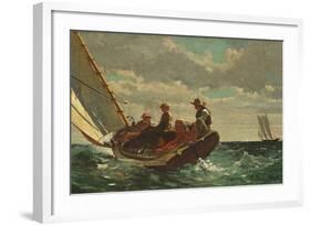 Breezing Up (A Fair Wind) 1873-76-Winslow Homer-Framed Giclee Print