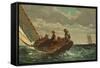 Breezing Up (A Fair Wind) 1873-76-Winslow Homer-Framed Stretched Canvas