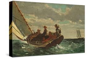 Breezing Up (A Fair Wind) 1873-76-Winslow Homer-Stretched Canvas
