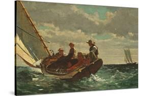 Breezing Up (A Fair Wind) 1873-76-Winslow Homer-Stretched Canvas