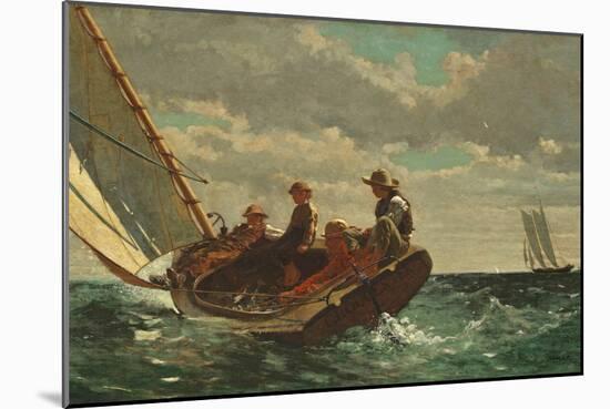 Breezing Up (A Fair Wind) 1873-76-Winslow Homer-Mounted Giclee Print