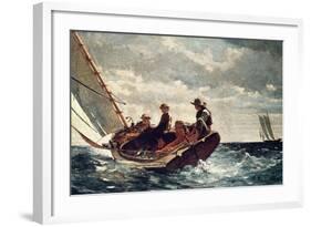 Breezing Up (A Fair Wind), 1876-Winslow Homer-Framed Giclee Print