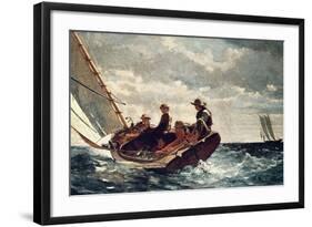 Breezing Up (A Fair Wind), 1876-Winslow Homer-Framed Giclee Print