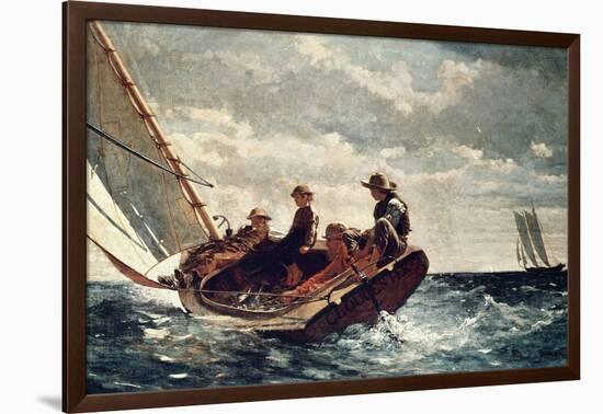 Breezing Up (A Fair Wind), 1876-Winslow Homer-Framed Giclee Print