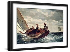 Breezing Up (A Fair Wind), 1876-Winslow Homer-Framed Giclee Print