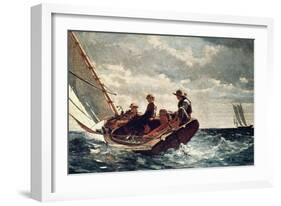 Breezing Up (A Fair Wind), 1876-Winslow Homer-Framed Giclee Print