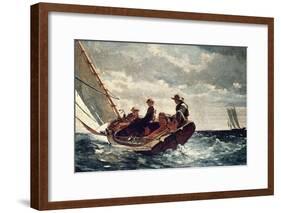 Breezing Up (A Fair Wind), 1876-Winslow Homer-Framed Giclee Print