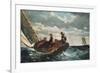 Breezing Up (A Fair Wind)-Winslow Homer-Framed Premium Giclee Print