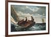 Breezing Up (A Fair Wind)-Winslow Homer-Framed Premium Giclee Print