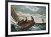 Breezing Up (A Fair Wind)-Winslow Homer-Framed Premium Giclee Print