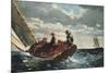 Breezing Up (A Fair Wind)-Winslow Homer-Mounted Premium Giclee Print