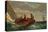 Breezing Up, C1874-Winslow Homer-Stretched Canvas