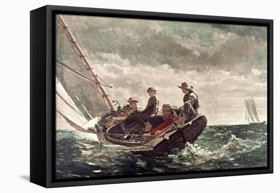 Breezing Up-Winslow Homer-Framed Stretched Canvas