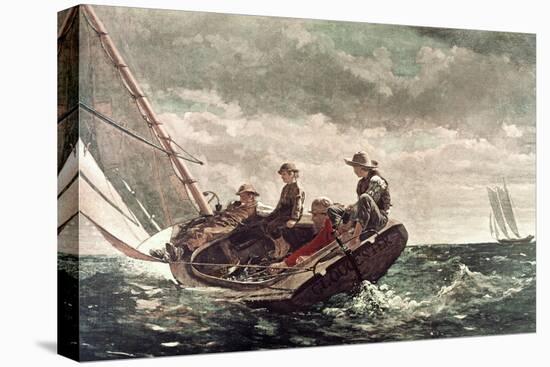 Breezing Up-Winslow Homer-Stretched Canvas