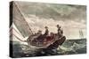 Breezing Up-Winslow Homer-Stretched Canvas