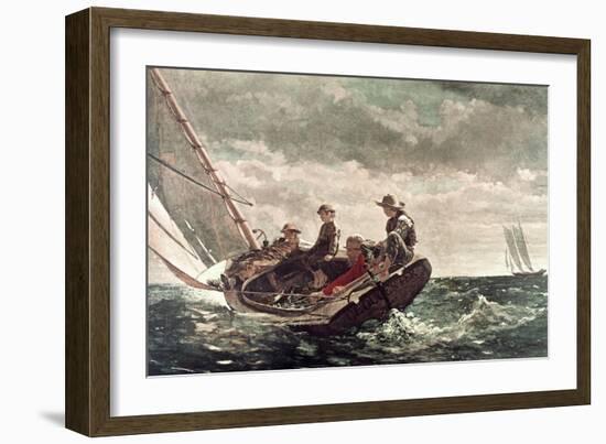 Breezing Up-Winslow Homer-Framed Giclee Print