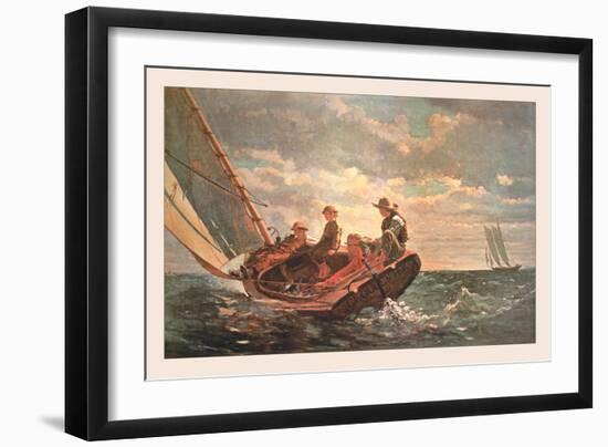 Breezing Up-Winslow Homer-Framed Art Print