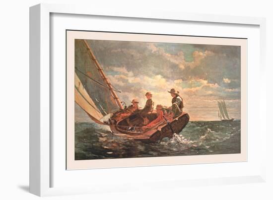 Breezing Up-Winslow Homer-Framed Art Print