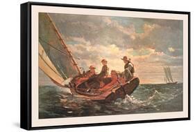 Breezing Up-Winslow Homer-Framed Stretched Canvas