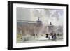 Breezy Day, Tuilleries Gardens, 1996-Trevor Chamberlain-Framed Giclee Print