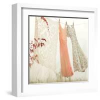 Breezy Dresses-Mandy Lynne-Framed Art Print