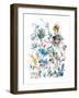 Breezy Florals II Colorful-Danhui Nai-Framed Art Print