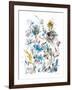 Breezy Florals II Colorful-Danhui Nai-Framed Art Print