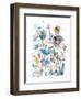 Breezy Florals II Colorful-Danhui Nai-Framed Art Print