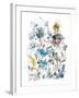 Breezy Florals II Colorful-Danhui Nai-Framed Art Print