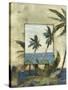 Breezy Palms, no. 1-Jeff Surret-Stretched Canvas