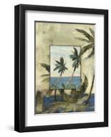 Breezy Palms, no. 1-Jeff Surret-Framed Art Print