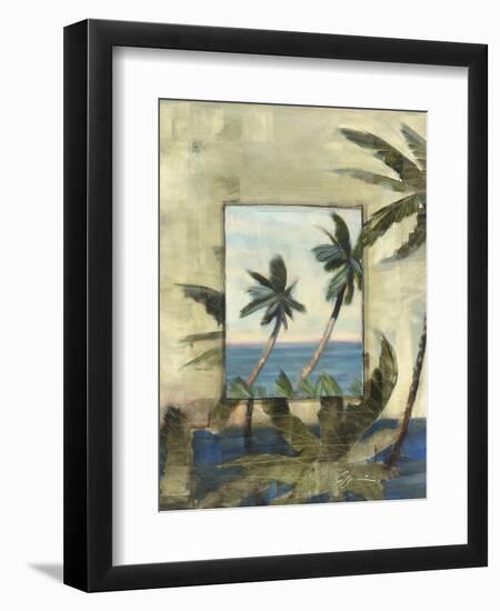 Breezy Palms, no. 1-Jeff Surret-Framed Art Print