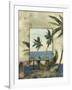 Breezy Palms, no. 1-Jeff Surret-Framed Art Print