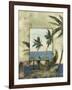 Breezy Palms, no. 1-Jeff Surret-Framed Art Print