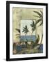 Breezy Palms, no. 1-Jeff Surret-Framed Art Print