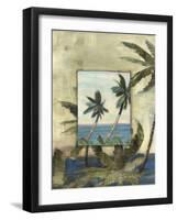 Breezy Palms, no. 1-Jeff Surret-Framed Art Print