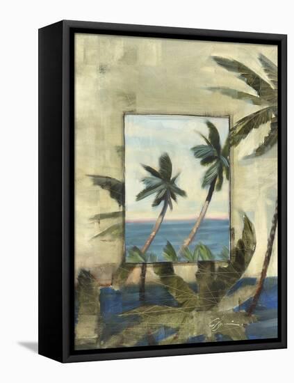 Breezy Palms, no. 1-Jeff Surret-Framed Stretched Canvas