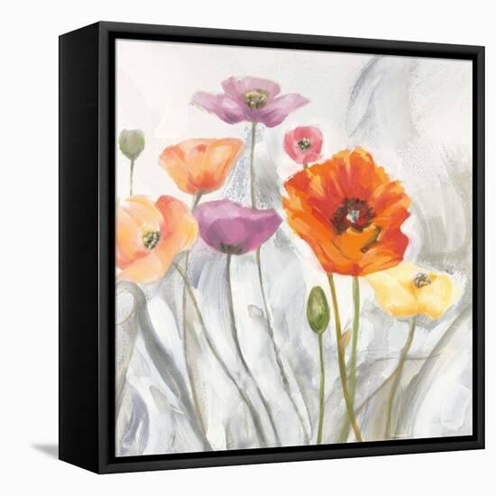 Breezy Poppies 2-DB Studios-Framed Stretched Canvas